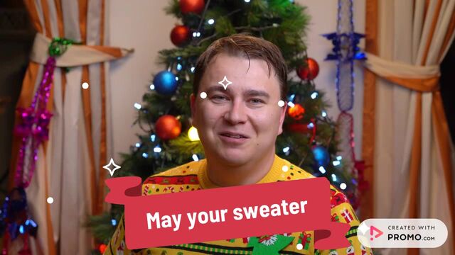 National Ugly Sweater Day Contest! Video Template