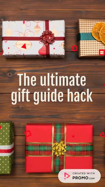 The Xmas gift buying guide hack Video Template
