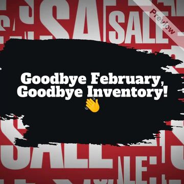 End of Month Clearance: Make Room! Video Template