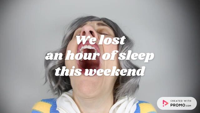 The Daylight Saving Hangover Video Template
