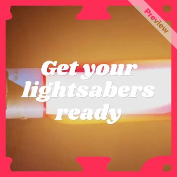 Star Wars Day Video Template