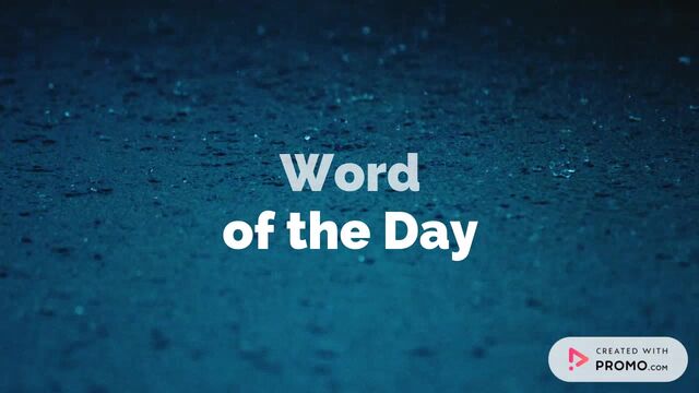 Word of the Day Video Template