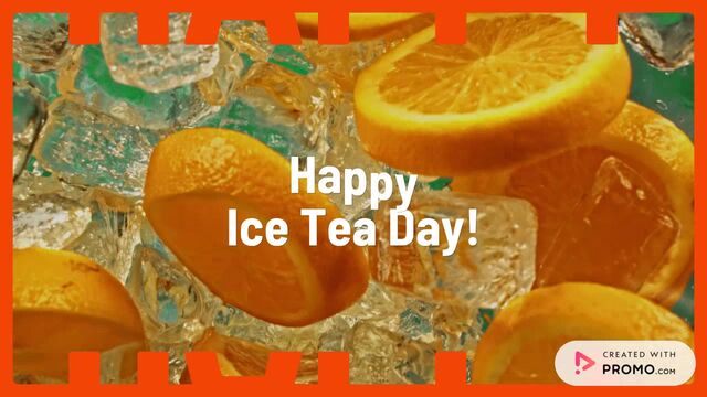 Iced Tea Day Video Template