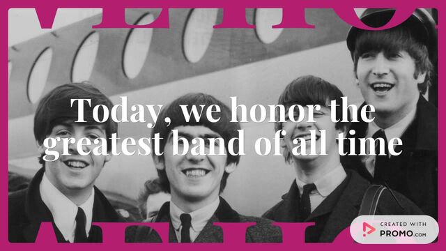 Global Beatles Day Video Template